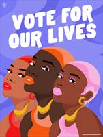 Vote Your Future thumbnail: Jordan, Vote For Your Lives blue