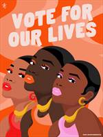 Vote Your Future thumbnail: Jordan, Vote For Our Lives red